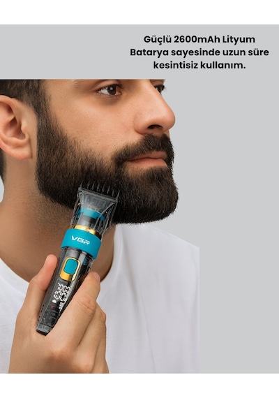 Cosmotex Vgr V-695 Profesyonel Saç Ve Sakal Kesme Makinesi Şarjlı Ve Kablolu Kullanım