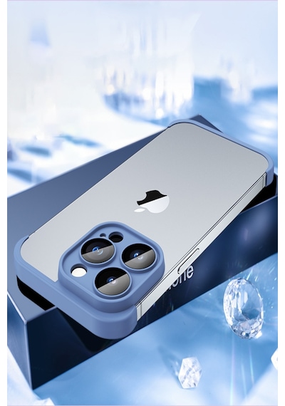 Apple Uyumlu iPhone 12 Pro Kılıf 2 Parçalı Alt Üst Kamera Lens Korumalı Sert Silikon
