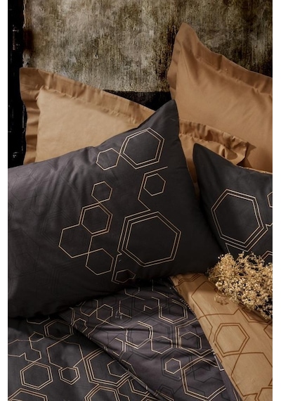 Cotton Box Dark Çift Kişilik Nevresim Takımı Dawn Bakır