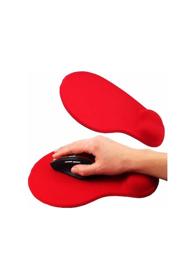 Elba K06152 Kırmızı Bileklikli Jel Mousepad