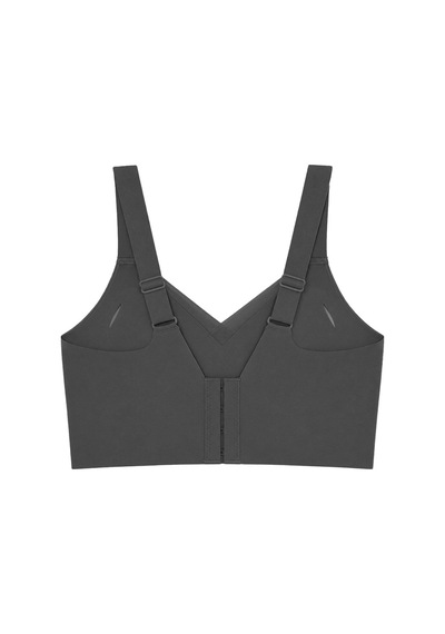 Cottonill Seamless Bra - Elvora Siyah Lazer Kesim Rib Dokulu Tül Detaylı Balensiz Kadın Sütyen