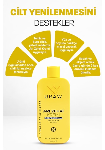 Uraw Arı Zehri Kremi İnce Çizgiler Ve Kırışıklık Karşıtı