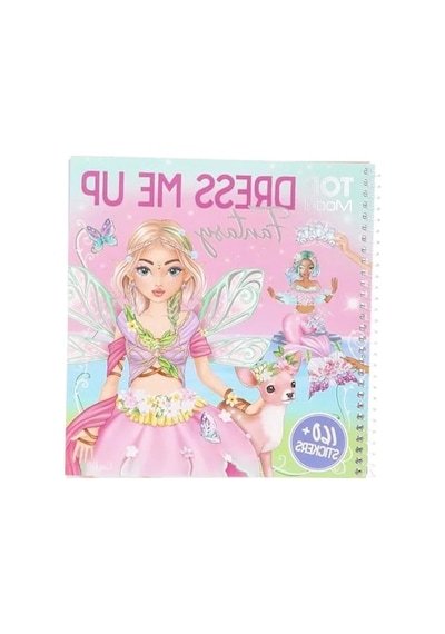 Kendin Tasarla Fantasy Kitabı, 24 Sayfa Ve 11 Sayfa Çıkartma İle Renkli Eğlence Açık Ahşap