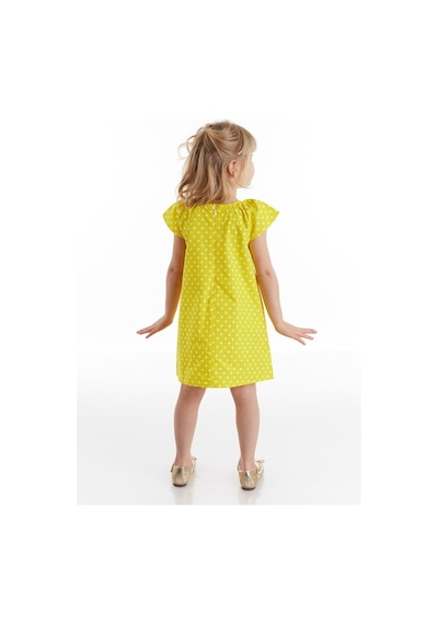 Denokids Puanlı Arılar Kız Elbise Sarı Denokids Puanlı Arılar Kız Elbise Sarı