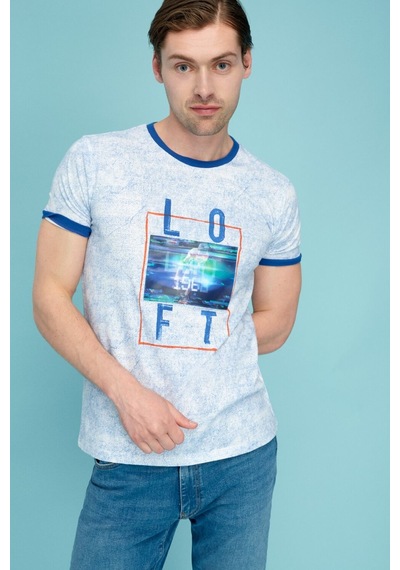 LOFT Regular Fit Erkek Tshirt K.kol Lf2029655 Q1.v1 Beyaz