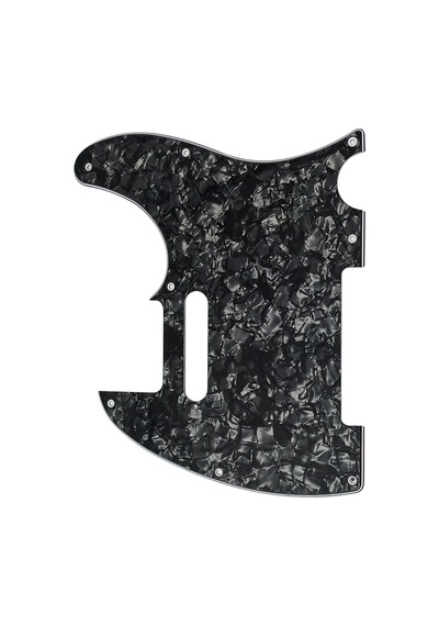 Telecaster Uyumlu Elektro Gitar Pickguard 8 Delikli Siyah Desenli
