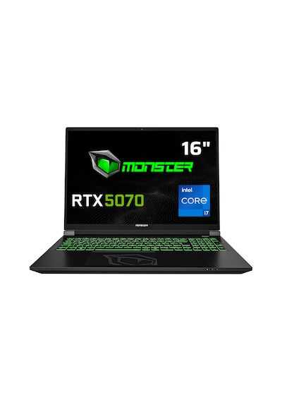 Monster Tulpar T6 V3.4.13 i7-13700HX 64 GB 2 TB SSD RTX5070 16" W11H Dizüstü Bilgisayar