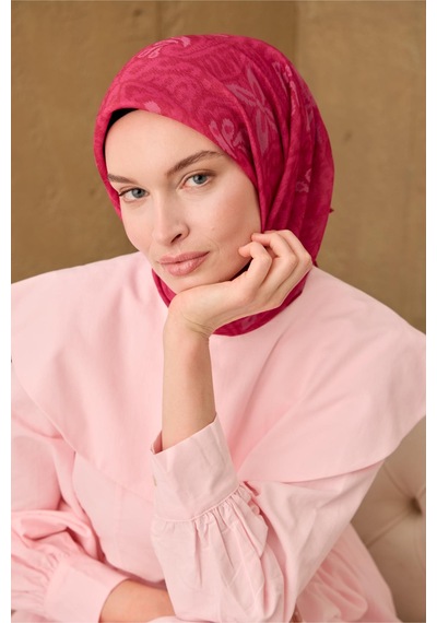 Silk Home Soft Eşarp 73099-22 Fuşya, Pembe, Gül Pembe