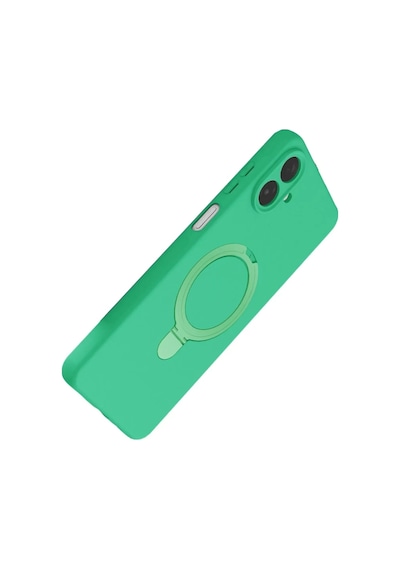 Samsung Galaxy A07 4g Uyumlu Regal Magsafe Standlı Kapak - Yeşil