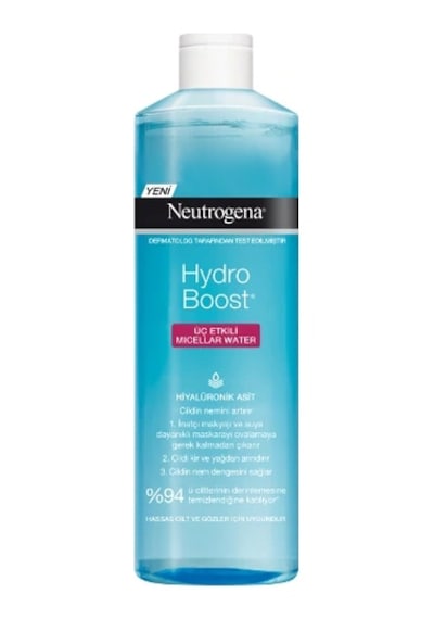 Neutrogena Hydro Boost Üç Etkili Micellar Makyaj Temizleme Suyu 400 ml