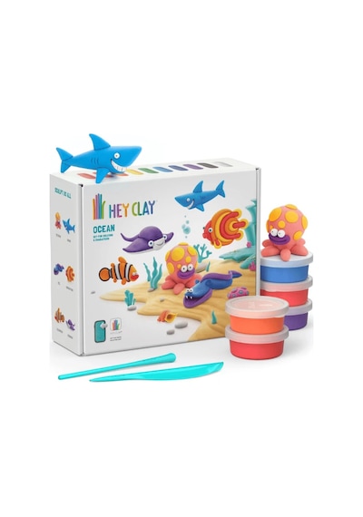 Hey Clay Yaratıcı Kil Seti - Ocean Çok  Renkli