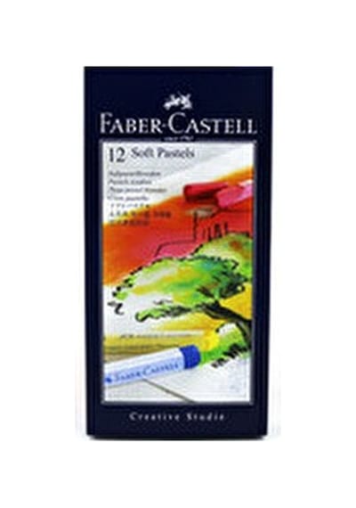 Faber-castell Creative Studio 12 Renk Yüksek Kalite Soft Toz Pastel Boya Seti Karışık
