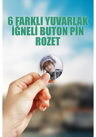 I.n Stray Kids Kpop Çanta Süsü Rozet İğneli Buton Rozet Seti 6 Adet Altılı