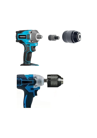 Kilitlemeli Somun Sökme Sıkma Makinesi İçin 1 Adet Sds-max Metal Mandren Ve Adaptör Seti