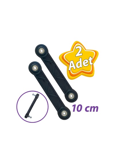2 Adet Beşik Sallama Aparatı Siyah 10 Cm