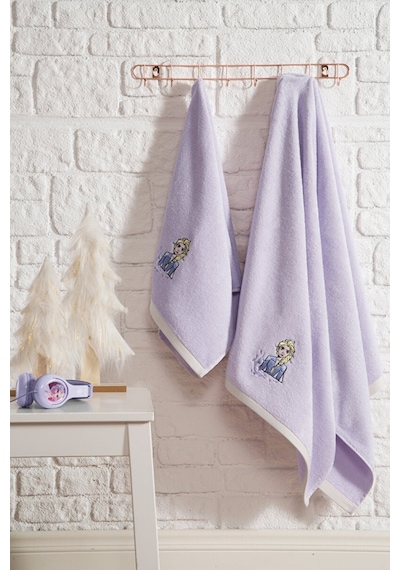 Özdilek Frozen Leaf Disney Lisanslı Kadife 2'li Havlu Set 433459