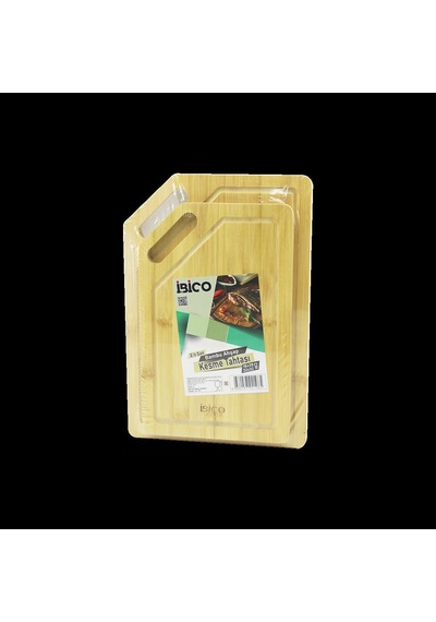 Bambu Kesme Tahtası 18x28 & 22x32 Cm Açık Ceviz