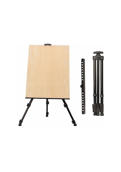 Taşınabilir Ayarlanabilir Metal Üçgen Şövale Tripod Çizim Standı