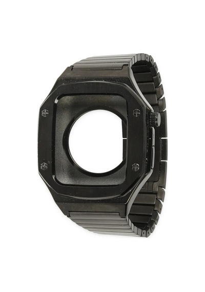 Apple Watch 45mm Kr409 Metal Kordon - Siyah Diğer