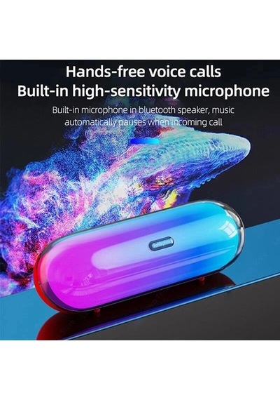 Lenovo Bluetooth Hoparlör Kablosuz Speaker Ts40 Pro Renkli Mikrofonlu Ses Sistemi Oyun Aksesuarı