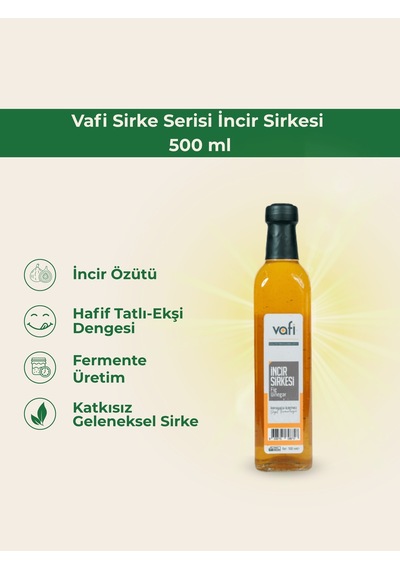 Vafi Sirke Serisi İncir Sirkesi 500 Ml-10658