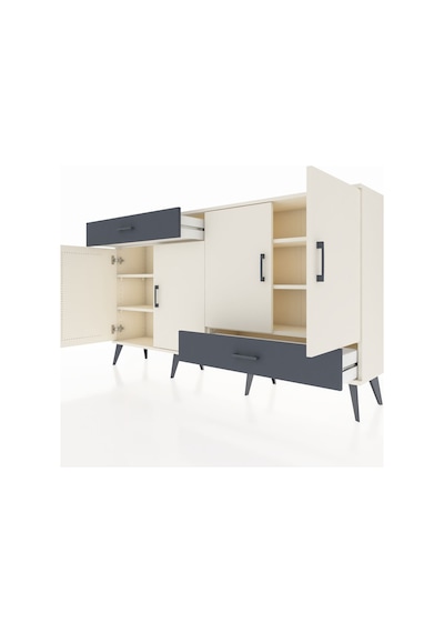 Arges Konsol 5 Raflı 2 Çekmeceli 4 Kapaklı 176x30x99 Aytaşı-aytaş Aytaşı-aytaşı/antrasit Arges Konsol 5 Raflı 2 Çekmeceli 4 Kapaklı 176x30x99 Aytaşı-aytaş Aytaşı-aytaşı/antrasit