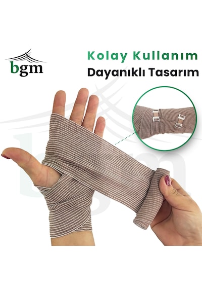 Premium Elastik Bandaj 3 Lü Karma Set Yüksek Kalite Esneklik Ve Dayanıklılık Spor & Ortopedik Destek 10cm 15cm 20cm