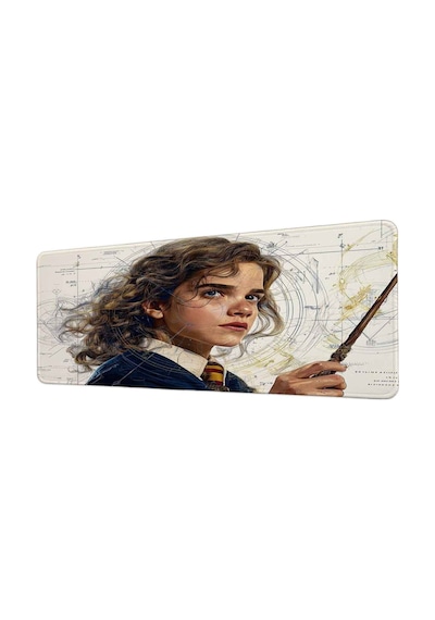 Hermione Granger Büyücü Blueprint 40x90 Cm Oyuncu Mousepad Kaymaz Taban Büyük Boy