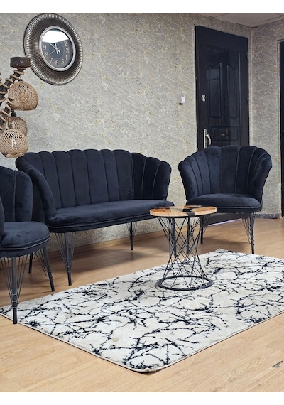 Zafir Siyah Boyalı Tel Ayak Papatya Çay Seti Koltuk Takımı , Balkon, Salon, Ofis, Cafe Koltuk Takımı Siyah Zafir Siyah Boyalı Tel Ayak Papatya Çay Seti Koltuk Takımı , Balkon, Salon, Ofis, Cafe Koltuk Takımı Siyah