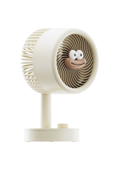 Everest Efn14 Krem 1200mah 3 Hız Kademeli Masaüstü Usb Fan