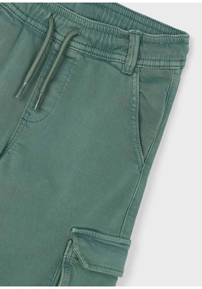 Mayoral Erkek Çocuk Kargo Cepli Yumuşak Jogger Pantolon Yeşil