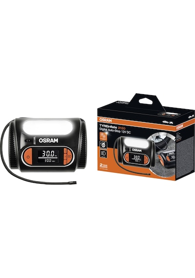 Osram Tyreinflate 2120 Otı2120 Yeni Seri Lastik Şişirme Kompresörü Dijital Ekran 12v 1 Ad. Yok