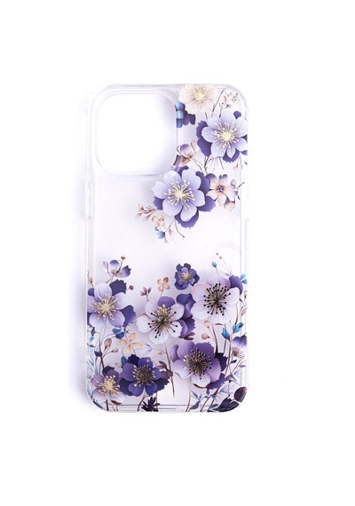 İphone 16 Plus Uyumlu Kılıf Solmayan Imd Baskı Desenli, Şeffaf Tpu+pc Botanik Kapak
