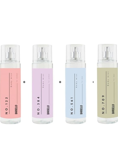 Bargello No:122 + No:384 + No:561 + No:709 Kadın / Erkek Body Mist Set 210 Ml Ed