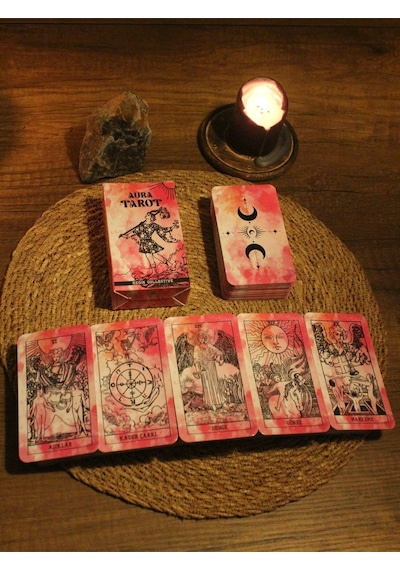 Aura Tarot Destesi 78 Kart - Arındırma Kesesi Hediyeli