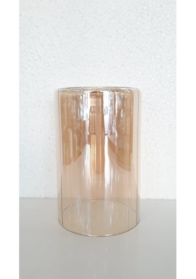 Bal Boru Şeklinde Avize Camı E27 (Eni 10 Cm,Boyu15 Cm)
