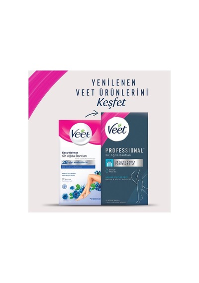 Professional Ağda Bandı Bacak & Vücut Bölgesi Hassas Ciltler İçin 12'li