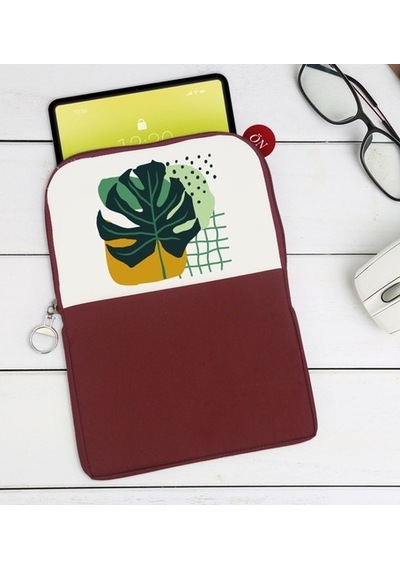 Bk Gift Yaprak Tasarımlı Taşınabilir Koruyucu Tablet Kılıfı  (526059667)