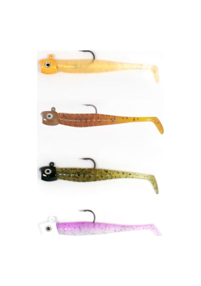 Ryuji Mebaru Micro Shad 65mm 3.8gr Lrf Silikonu Natural Mix