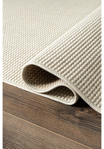 Tiora Tı002a Krem Jüt Halı Naturel Sisal Örme Hasır Modern Yıkanabilir Dayanıklı Tozu Yok