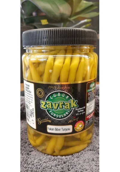 Zavrak Çubuk Turşuları Yakan Biber Turşusu 1 L