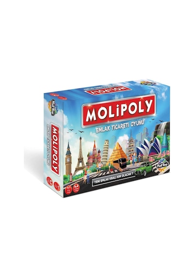 Moli Toys Molipoly Emlak Ticaret Oyunu 8681511001476