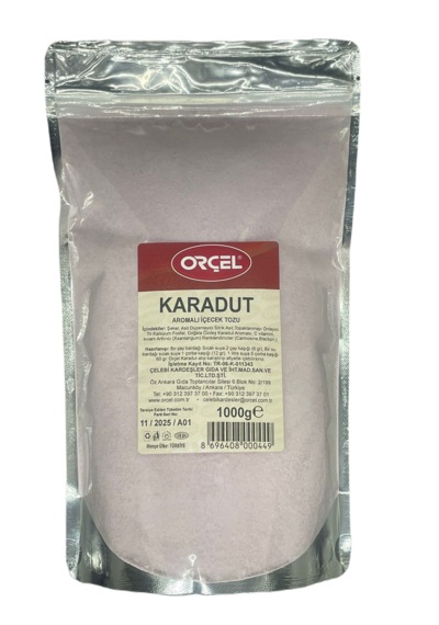 Orçel Karadut Aromalı İçecek Tozu 1 KG