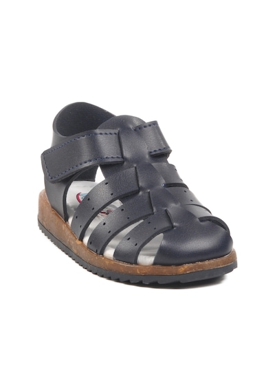 Lacivert Cırtlı Hafif Erkek Çocuk Sandalet 17370 B Lacivert