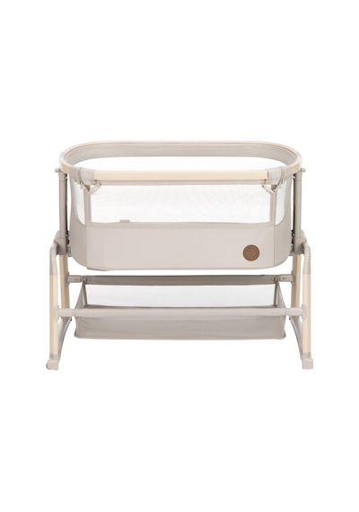 Maxi-Cosi Iora Air Sallanabilen Ahşap Görünümlü Anne Yanı Beşik Beige Eco