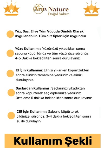 Kayısı Güzel Kokulu El Yüz Saç Vücut Orijinal Bitkisel %100 Doğal Kayısı Sabunu 120g - 6 Adet Karışık