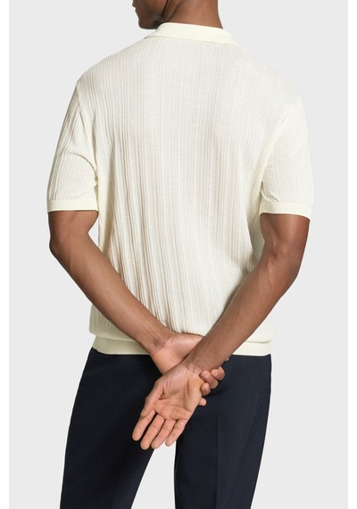Emporio Armani Erkek Polo Yaka Kazak Em004305 Af23761 U1107 Ekru