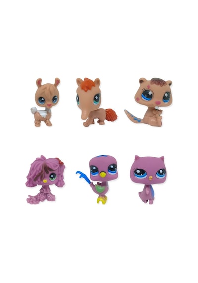 Pet Star Little 6'lı Sevimli Hayvanlar Figür Seti - 5 Minişler