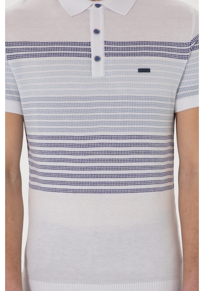 U.S. Polo Assn. Erkek Slim Fit Polo Yaka İndigo Tişört 50299410-VR028