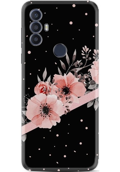 Tcl 30 Se Kilif Resimli Silikon Flowers Dots 1423 556608897